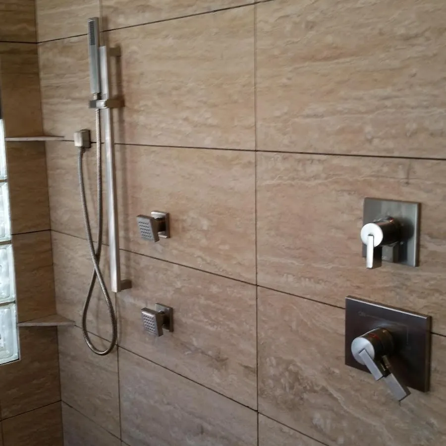 Shower fixture installation for Gas Line Repair in Alvin
